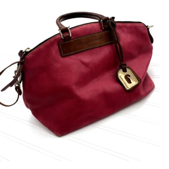 Dooney and Bourke Genuine Florentine Vacchetta Leather Bag - Picture 3 of 10